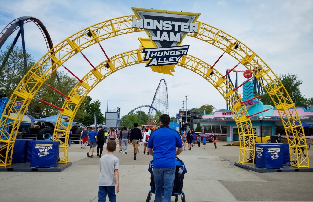 Monster Jam trucks invade Cedar Point; new attraction features a